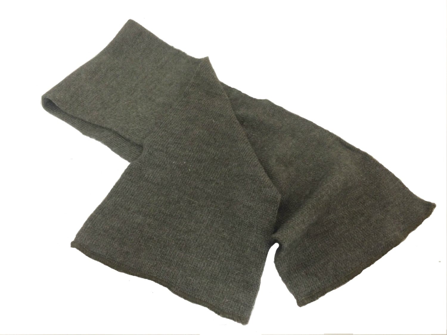 Swedish Army Olive Scarf In Wool.