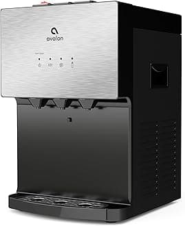 A12 Countertop Bottleless Water Dispenser, 3 Temperatures, Self Cleaning, Stainless Steel