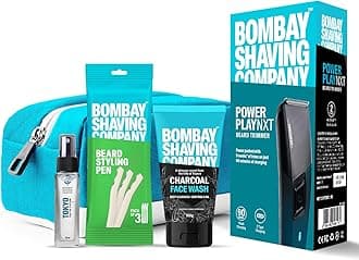 Beard Trimmer Kit For Men | Power Play Nxt Beard Trimmer | Charcoal Face Wash | Beard Styling Pen | Tokyo Perfume | Travel Pouch | Beard Trimming Starter Kit | Beard Trimming Kit For All Skin Types | Travel Kit For Men