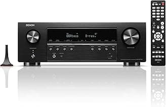 AVR S770H 7.2 Ch Home Theater Receiver (2023 Model) 8K UHD HDMI Receiver (75W X 7), Wireless Streaming via Built in HEOS, Bluetooth & Wi Fi, Dolby TrueHD, DTS Neural:X & DTS:X Surround Sound