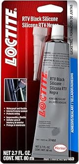 LOC37460 RTV Silicone Black Adhesive Sealant- 80ml Tube