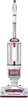 Shark Rotator Professional Upright Corded Bagless Vacuum for Carpet and Hard Floor with Lift-Away Hand Vacuum and Anti-Allergy Seal (NV501) White with Red Chrome