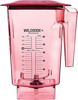 40-637-62 WildSide Jar, Plastic, Red