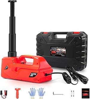 Electric Car Jack 5 ton Powerful Hydraulic Car Lift Jack Portable economical Durable and Easy-to-use Emergency car kit for Car Repair Vehicle Maintenance Roadside Assistance Use