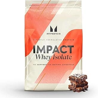 Myprotein Impact Whey Isolate, Chocolate Brownie, 5.5 pounds