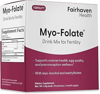 Fairhaven Health Mio Folic Acid Drink Mix, Plain, 30 Bags (International Direct Delivery)