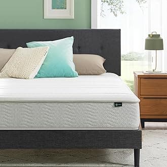 8 Inch Foam and Spring Hybrid Mattress [New Version], Queen, Fiberglass Free, Medium Firmness, Durable Support, Certified Safe Foams & Fabric, Mattress in A Box