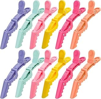 12Pcs Hair Clips for Styling Sectioning, Alligator Hair Clips for Hair Salon and Professional Use, Hair Styling Clips Accessories for Women (Style B)