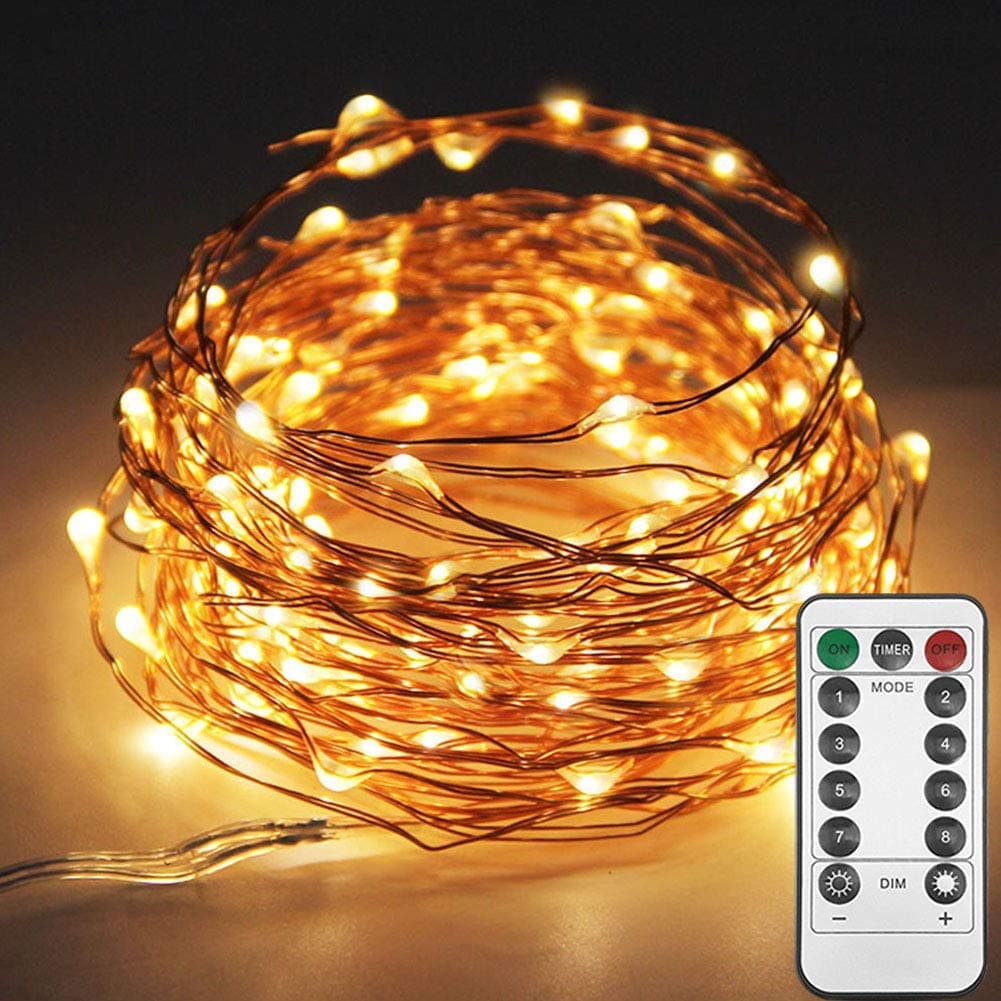 Copper Wire String Lights USB Powered
