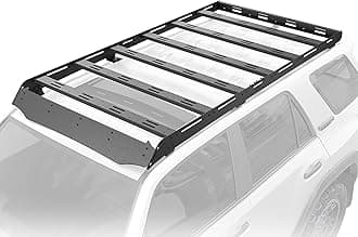 Full Length Roof Rack Cargo Basket Compatible with 2010-2024 Toyota 4Runner 5th Gen Cargo Carrier, Streamlined Heavy-Duty Overland Rooftop Luggage Storage Holder Cargo Racks, 800 LBS Capacity