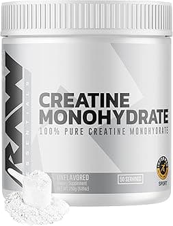 Nutrition Creatine Monohydrate Powder - Unflavored Micronized Creatine Monohydrate Workout Supplement for Muscle Energy, Strength & Endurance - Creatine Powder for Women & Men - 50 Servings