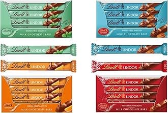Lindor Milk/Salted Caramel/Orange Milk/Mint Milk Chocolate Treat Bar 38g | Pick any Flavour & Number Of Bars | The perfect treat