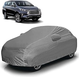 AutoGuys Car Cover Waterproof PM-I for Toyota Innova Crysta [Year 2016 Onwards] - Innova Crysta Car Cover Dust & UV Protection Innova Crysta Car Body Cover with Mirror Pocket Soft Cotton Lining