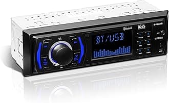 616UAB Car Stereo With Bluetooth - Single DIN, MP3, USB, Aux-in, AM/FM, No CD DVD Player