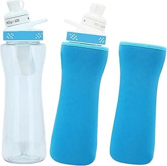 2Pcs Sleeve Compatible with 32oz Cirkul Water Bottle, Neoprene Insulated Water Bottle Cover for Retaining Temperature (Blue)