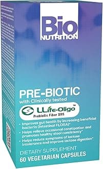 Bio Nutrition Pre-Biotic with Life Oligo Prebiotic Fiber XOS, 60 Count