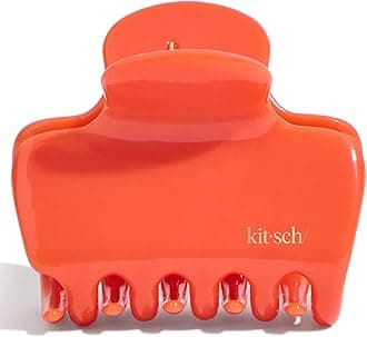 Kitsch Medium Hair Clips for Women – Strong Hold Claw Clips for Thick or Thin Hair – Recycled Plastic, Non-Slip, Durable - Cherry, 1pc