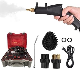 Steamer for Car Detailing 3200W Portable Steam Cleaner High Temperature Pressurized Steam Cleaning Machine Tankless and Heavy Duty Steamer for Kitchen Livingroom Bathroom Car