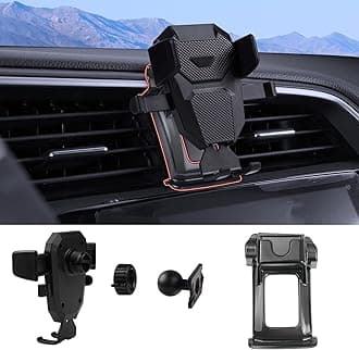 Karltys Car Phone Holder for Honda Civic 2016-2021 Accessories 10th Gen. Civic Cell Phone Holer Air Vent Mount for 4-7 Inch Smartphones Hands Free Thick Case Friendly Mobile Holder Stand