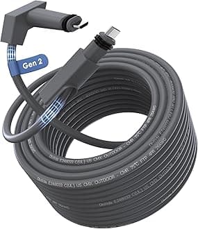 Starlink Cable 75 FT, Gen 2 Rectangular Satellite Replacement, 1200Mbps, CMR Rated 26AWG Extension for Starlink Gen 2