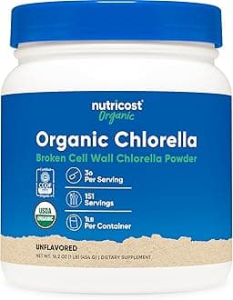 Nutricost Chlorella Powder - Pure Chlorella 16oz