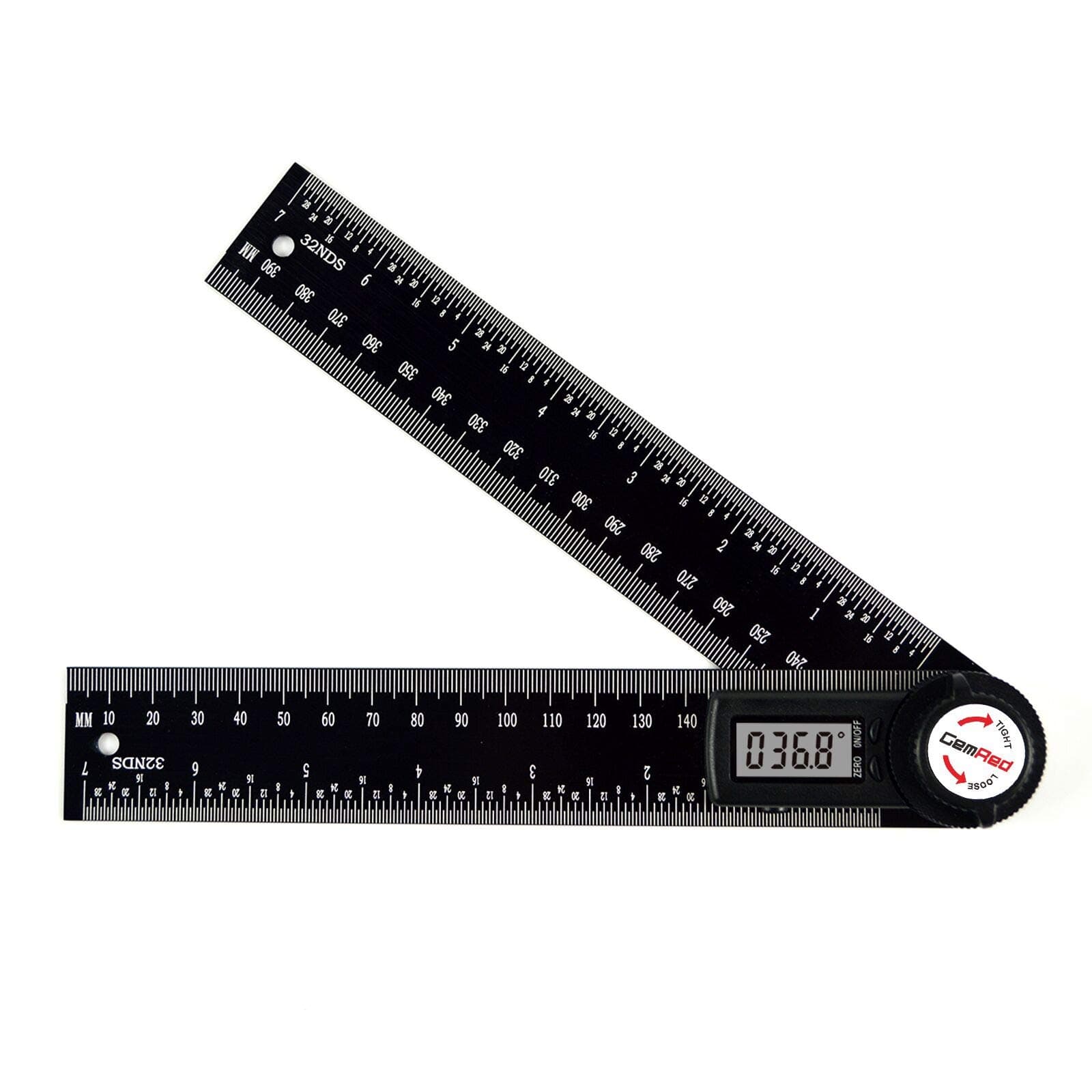 GemRed 82305 Aluminum Digital Angle Finder Protractor