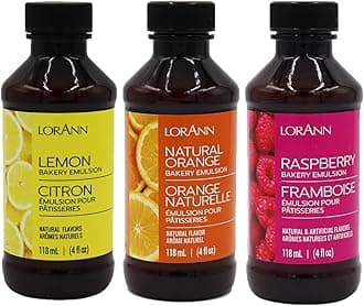 Variety Bakery Emulsion: Multiple Flavors, Perfect for Enhancing Baking Variety in Cakes, Cookies & Desserts, Gluten-Free, Keto-Friendly, Baking Essential for Your Kitchen, 4oz per Bottle