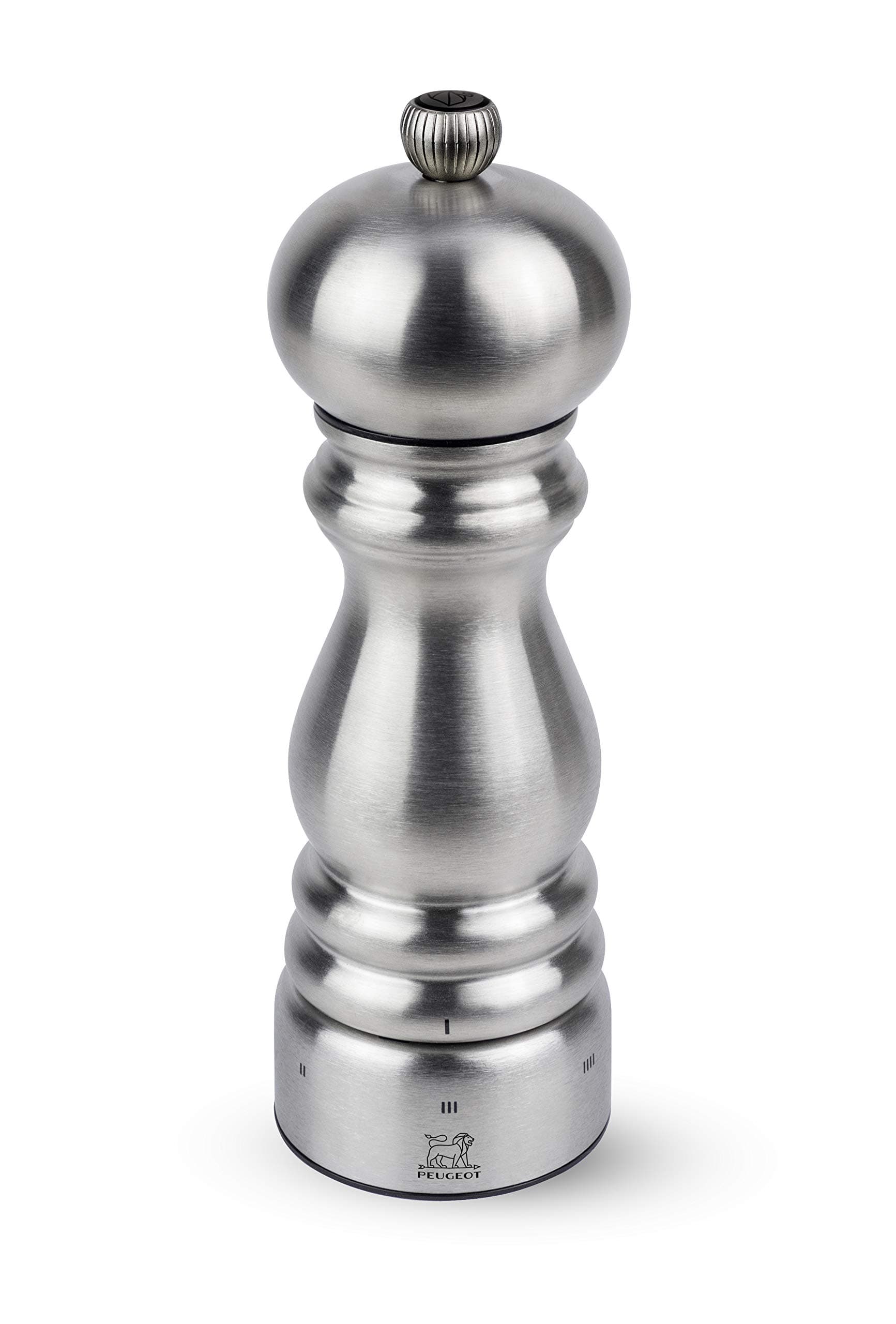 Paris Chef u'Select Manual Pepper Mill - Adjustable Grinder - Stainless Steel