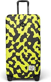 HerschelSupply Co. Heritage Hardshell Luggage, Shadow Pixel Lime Punch, Large-32 Inch