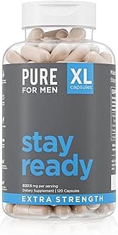Stay Ready Fiber Extra Strength Supplement | Digestive Regularity | Bowel Movement & Gut Health Support | Vegan Cleanliness | Proprietary Formula | 120 Vegan XL Capsules