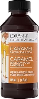 Caramel Bakery Emulsion: Rich, Perfect for Boosting Sweet Caramel Notes in Cakes, Cookies & Desserts, Gluten-Free, Keto-Friendly, Extract Substitute Essential