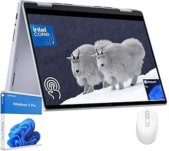 DellInspiron 2-in-1 Touchscreen Laptop - 14" FHD + Display, Core 7 150U Processor, 64 GB DDR5, 1 TB SSD, Wi-Fi, Bluetooth, Windows 11 Pro, w/Hoouwrd Accessories