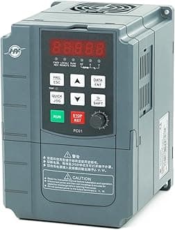 Huanyang VFD,Single to 3 Phase,Variable Frequency Drive,1.5kW 2HP 110V AC Input for Motor Speed Control,FC Series