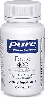 Folate 400 | Metafolin L-5-MTHF Supplement to Support Cardiovascular, Cellular, and Neural Health* | 90 Capsules