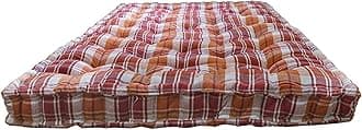 Box Type Soft Cotton Filled Bed Mattress, Firm Gadda for Floor, Bed, Travelling, Multipurpose, Light Weight, King Size Mattress (72X36, Single Size)