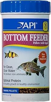 BOTTOM FEEDER SHRIMP PELLETS Fish Food 7.9-Ounce Container