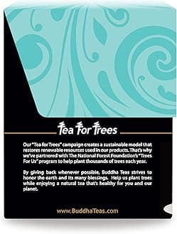 Buddha Teas Organic Skinny Blend - Kosher, Contains Caffeine, GMO-Free - 18 Bleach-Free Bags
