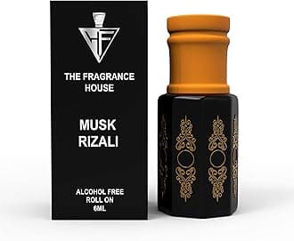 Musk Rizali Attar Perfume Oil | 100% Alcohol-Free Long Lasting Ittar for Men & Women | 6 ml | TFH The Fragrance House