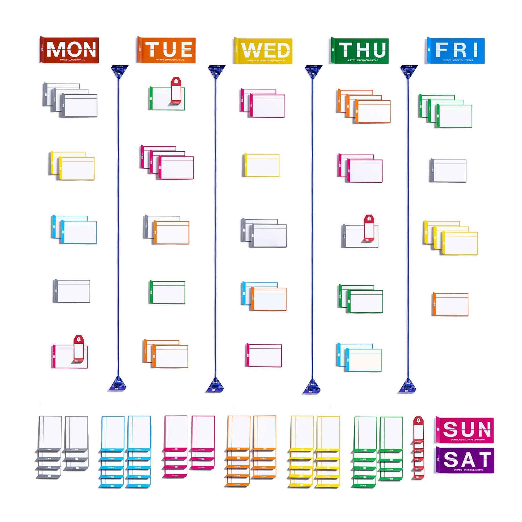 PATboard Agile Weekly Planner Board Full Toolset