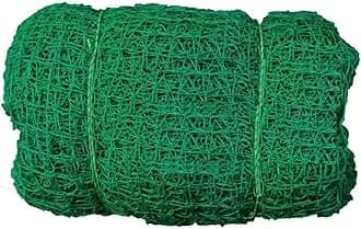 AMZ Sports Nets 2mm 36 Ply Cricket Batting Practice Net Regular Training Netting for Outdoor Backyard Ground Sports (2mm Thickness) (10FtX50Ft, Green)