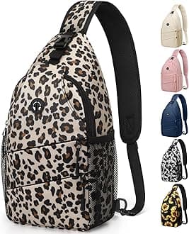 Crossbody Bags for Women Men Trendy Sling Bag Backpack Casual Chest Bag with Convertible Shoulder Strap