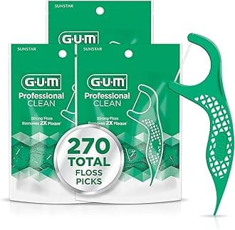 G-U-M Professional Clean Flossers, Mint 90 ea (PACK OF 3)