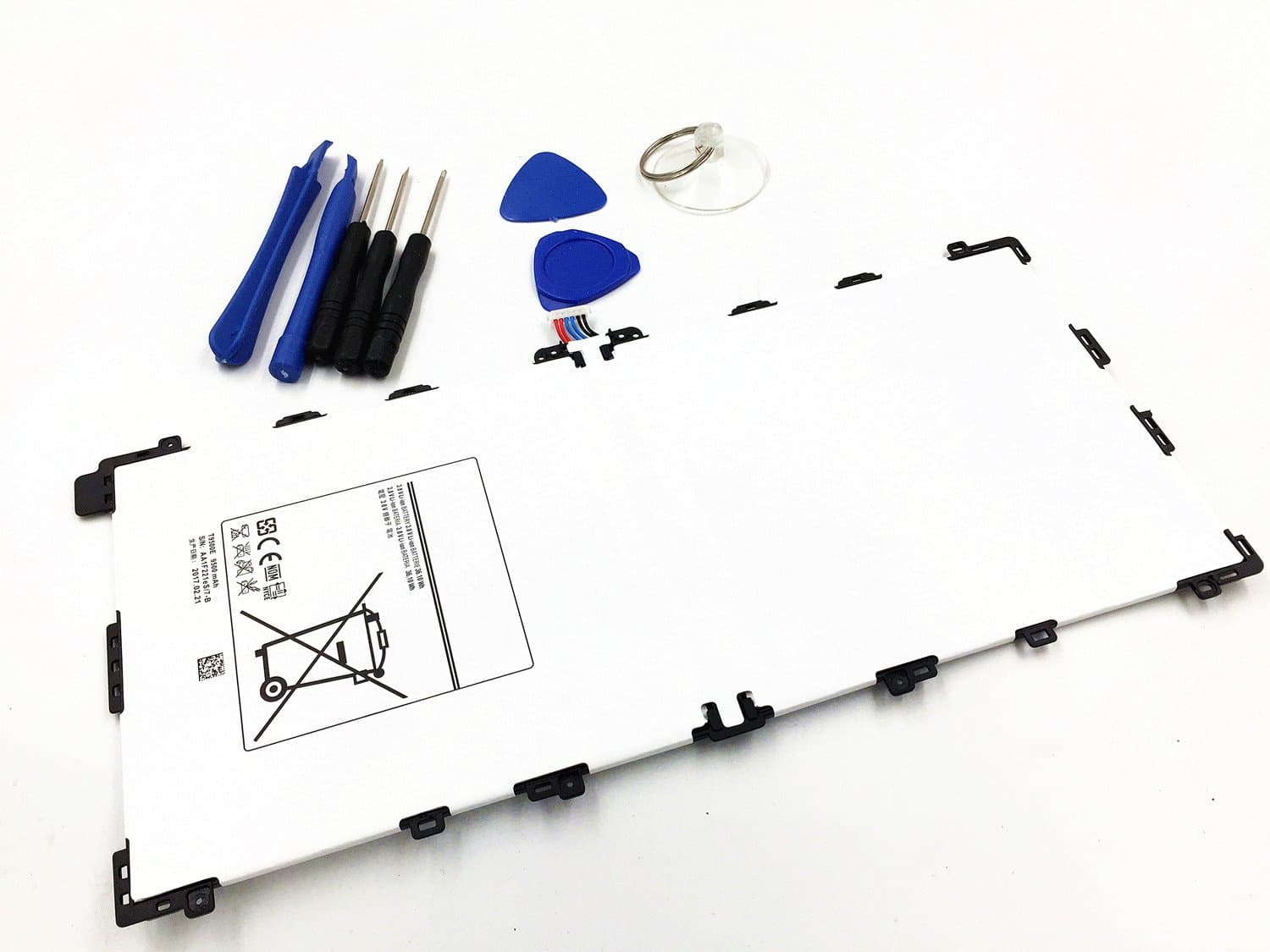 InfiniteL New T9500E Tablet Battery Replacement for Samsung Galaxy Note Pro 12.2" WiFi SM-P900 P901 P905 P907A Series Tablet T9500C T9500U GH43-03980A 3.8V 9500mAh with Tools