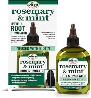 Difeel Rosemary and Mint Root Stimulator Oil with Biotin for Hair Growth, 7.1 oz. - Hair Growth Scalp Treatment