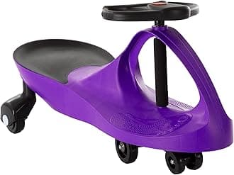 Lil' Rider Wiggle Car on Toy - No Batteries, Gears, or Pedals - Just Twist, Swivel, and Go - Outdoor Ons for Kids 3 Years and Up (Purple) Large
