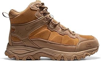 NORTIV 8 Men's Waterproof Hiking Boots Outdoor Mid Trekking Backpacking Mountaineering Shoes JS19004M