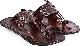 Countless Steps Men A15.2 Leather Kolhapuri Slipper