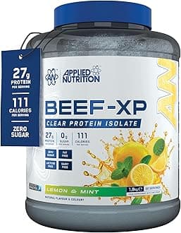 BEEF-XP Clear Beef Protein Isolate 1.8kg (60 Servings) LEMON & MINT