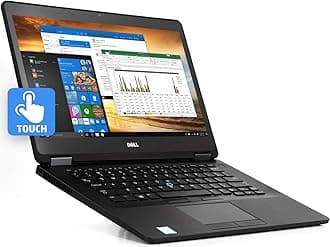 Dell Latitude E7470 Ultrabook Laptop 14in Touchscreen Notebook Intel Core i5-6300U 2.40GHz Webcam 8GB Ram 256GB SSD Windows 10 Professional (Renewed)