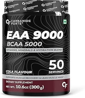 Eaa Supplement For Men & Women - 50 Servings | Eaa intra workout Supplement With Bcaa 5000Mg - Cola Flavour 300G | Essential Amino Acids